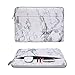 MOSISO Laptop Sleeve Compatible with MacBook Air/Pro, 13-13.3 inch Notebook, Compatible with MacBook Pro 14 inch 2023-2021 A2779 M2 A2442 M1 Pro/Max, Canvas Horizontal Painting Marble Carrying Bag