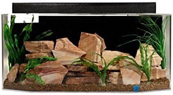 26 gal System II Flat Back Hexagon Acrylic Aquarium, 36 by 12 by 16", Cobalt Blue