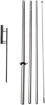 4Less 15 Ft Windless Swooper Flag Pole Kit Pole + Spike Hybrid hq15 1