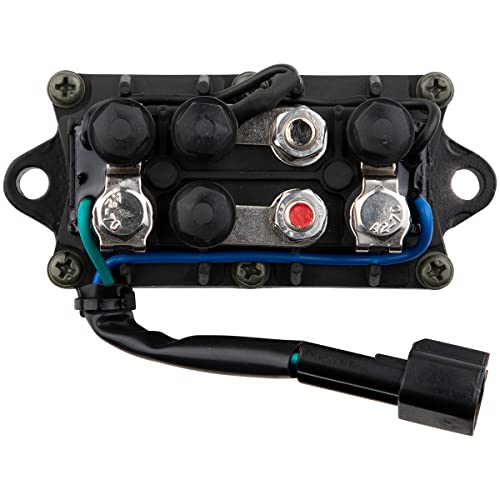 Relay Assy 63P-81950-00-00 Trim Relay Fit For Yamaha 4 Stroke Outboard Motors Relay F150 & 250 40Hp 50Hp 60Hp 75Hp 90Hp Yamaha 50-250Hp Outboard Engines Replaces 63P819500000 Trm6003 (2 Pins) #TOP3