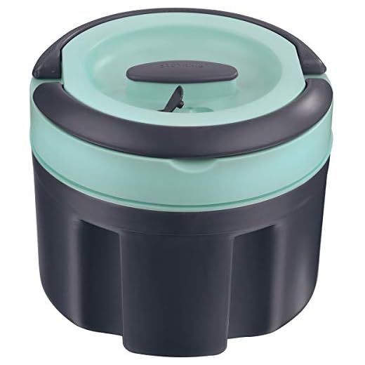 PINNACLE Portable Insulated Food Container With Lids - Stainless Steel Leak Proof Casserole Dish Food Warmer/Cooler for Trip, Parties, Picnic - Thermal Soup/Salad Serving Bowl (Green, 2.5 qt)