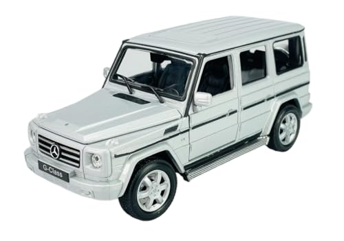 Welly Model Car Compatible with Mercedes-Benz G-Class Silver W460 From 1979 1/24 1:24 Model Metal Car Die Cast New in Box
