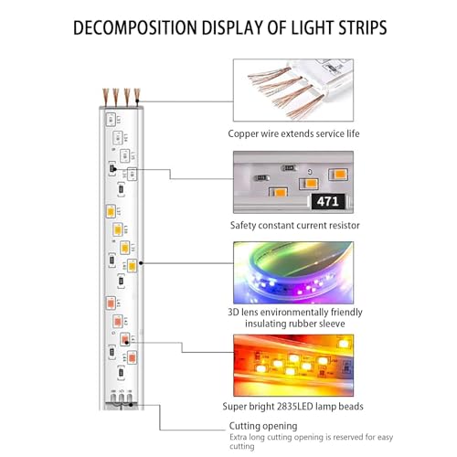 Tira de luz LED impermeable con control remoto, 96 LED/M IP65 flexible de silicona para decoración de fiestas de jardín al aire libre, alto voltaje 220 V