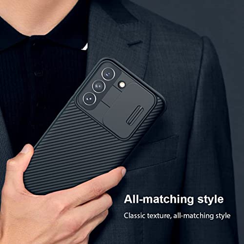 Capa Capinha Anti Impacto Nillkin Camshield Pro Para Galaxy S22 Normal Tela 6.1 Case Fosca (Preto)