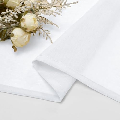 Cortinas blancas modernas de 250 x 86 cm: tejido muy finito para salon o cocina 4