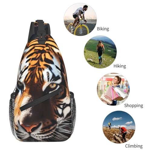 Bolso cruzado Tiger Wild Animal para hombre y mujer miniatura 6