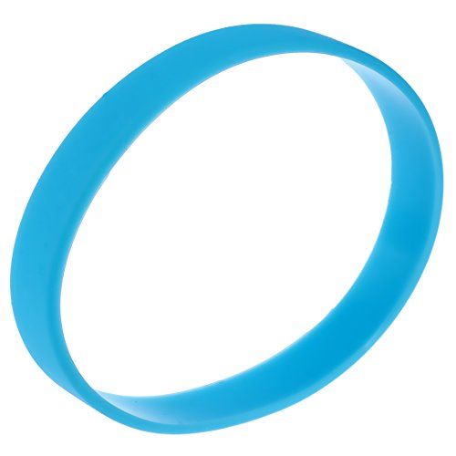 AIDIRui Bracelet élastique en caoutchouc de silicone Bleu, Caoutchouc de silicone