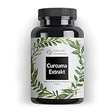 Curcuma Extrakt - 90 Kapseln - Curcumingehalt EINER Kapsel entspricht ca. 10.000mg Kurkuma - Hochdosiert aus 95% Extrakt - Laborgeprüft, vegan und in Deutschland produziert