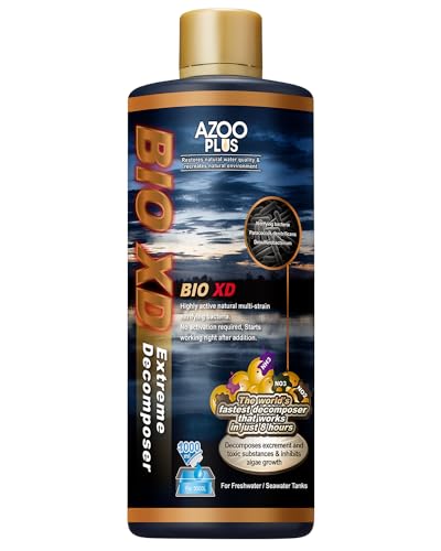 Image of AZOOPLUS BIO XD Extreme Decomposer Nitrifying Bacteria for Freshwater and Saltwater Fish Tank 33.8 Ounces