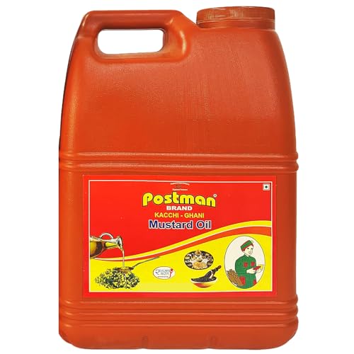 Image of Postman Premium Kachi Ghani Mustard Oil 15 Litre Jar