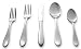 Culina Lorena 20pcs Flatware for 4, 18/10 Stainless Steel Silverware Mirror Finish