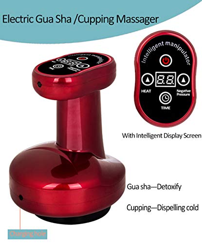 Usmack Electric Gua Sha Scrapping Massager And Cupping Therapy Tool, Handheld Physical Therapy Gua Sha Massage Device With Heat And Suction #TOP1
