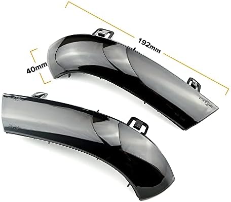 cantondz 1Pair LED Dynamic Turn Signal Light Side Wing Mirror Indicator Compatible With VW GOLF 5 GTI Jetta MK5 Passat B5.5 B6 Sharan Superb