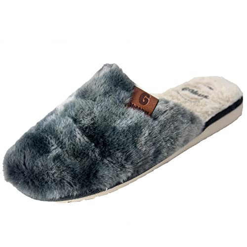 Chaussons chauds gris legers pour vos soirees cocooning