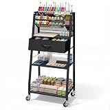Homsorout 3 Tier Narrow Art Cart