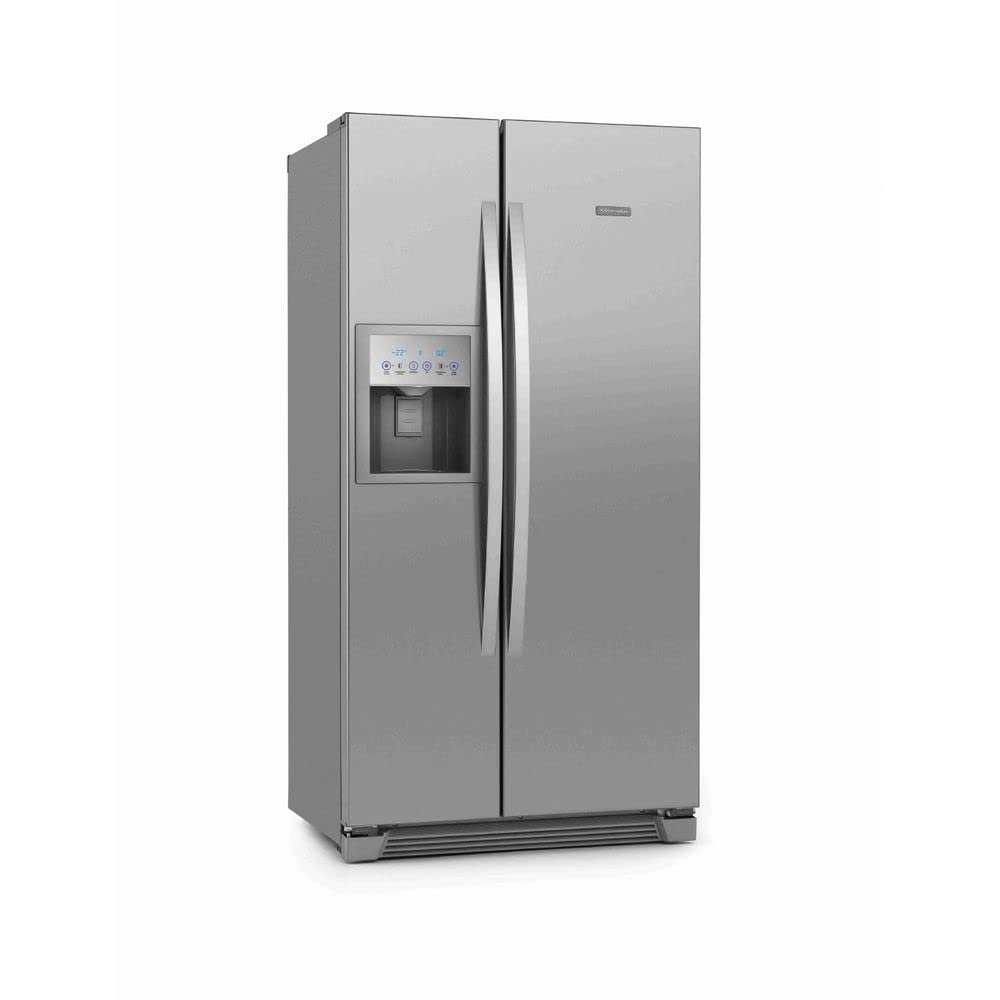 3298 です☆ Refrigerador Side By Side Frost Free Electrolux 504L Titanium