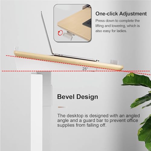 GMBAYUE Rednerpult Mobil Klappbar, Mehrzweck-Podium, Standing Desk für Laptops, Höhenverstellbarer Vortragspodiumständer für Restaurants, Kirchen, Seminare und Schulen(Yellow) – Bild 4