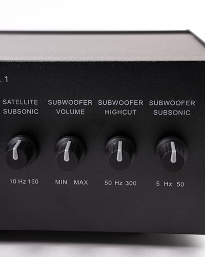Reckhorn Stereo Verstärker 2.1 Mono Subwoofer - Stereo Endstufe & Aktivweiche