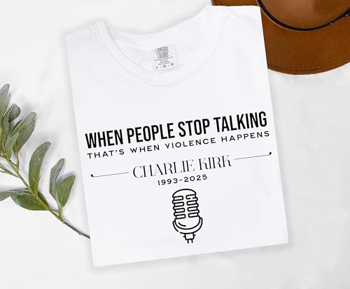 Charlie Kirk Shirt Inspirational Tee Motivational Support Multicolor2