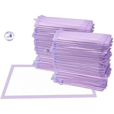 IMMCUTE Cat Pads 16.9" X 11.4", 50 Ct | Pee Pads for Cats | Thickened 6-Layer Super Absorbent Pads, Cat Pads for Tidy Cats Breeze Litter System | Cat Pee Pad for Litter Box Cover