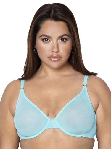 Image of Smart & Sexy Women's Sheer Mesh Demi Underwire Bra - See Through Bras