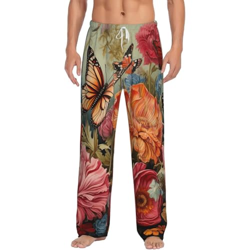 Pantalon pyjama polaire homme chaud et léger avec poches micropolaire