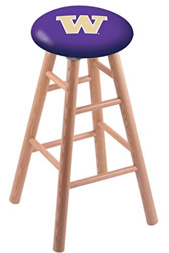 Holland Bar Stool Co. Oak Counter Stool in Natural Finish with Washington Seat by The