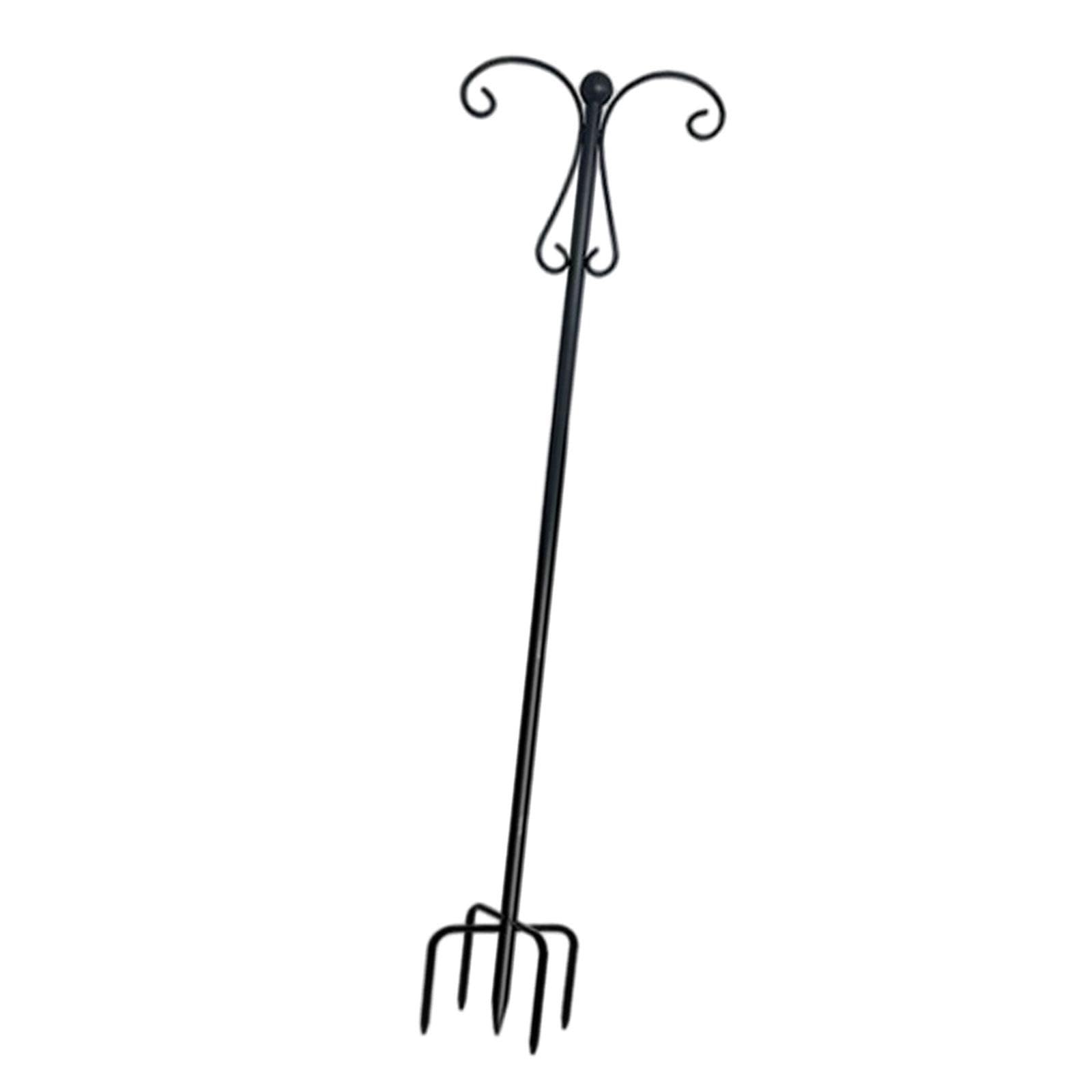 Double Shepherds Hook Sturdy Garden Hook for Lantern Flowerpot Plant Baskets 233 cm-image-47