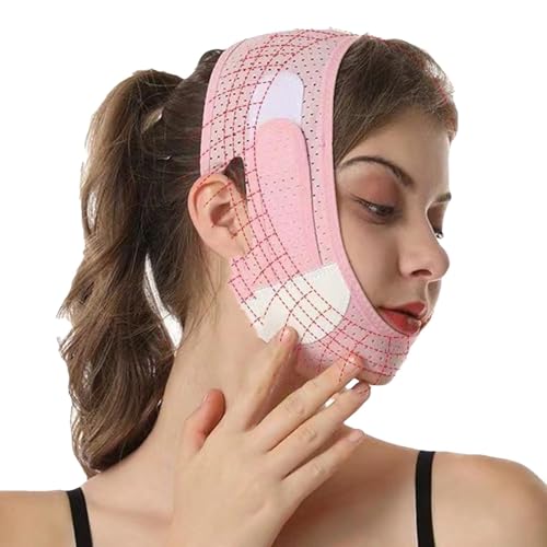 Doppelkinnriemen | V Linien Lifting Belt Double Chin Reducer - Facial Slimming Strap Wiederverwendbarer Gürtel Face Lifting Belt Double Chin Reducer Eliminator