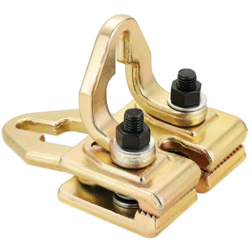 NATGAI Right Angle Auto Body Pull Clamp | 5 Ton Two-Way Self-Tightening Pull Clamp, Multi Hook Point Frame Repair Tool for Car Collision, Dent Pulling, Panel Straightening, and Auto Body Work