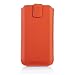 Produktbild PETER JÄCKEL Fun Sleeve Uni Größe 6.9" Soft Touch Orange, z.B. für Samsung S20/ S21 Ultra/iPhone 13 Pro Max Innenmaße: ca. 167 x 79 x 9 mm
