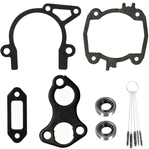 ZAMDOE TS 410 TS 420 Kit de Joints Moteur Chemise de Cylindre d'échappement Joint de Culasse Joint d'étanchéité de Rechange pour Stihl TS410 TS420 tronçonneuses.pour 4238 007 1003 pour Stens 480-765