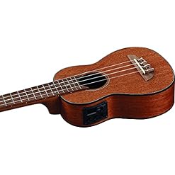 EKO Guitars 06201016 Duo Ukulélé soprano acoustique et électrique - Acajou – Image 3