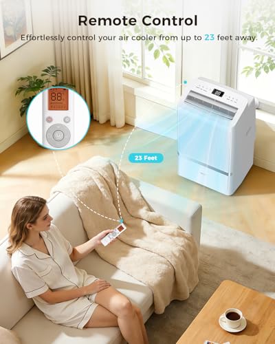 Portable Air Conditioners, 16000 BTU AC Cools up to 800 Sq Ft, Quiet 40 dB Free Stand Portable AC with Drainage-Free Cooling/Fan/Dehumidifier, Sleep Mode, APP&Remote Control, Installation Kit - Image 5