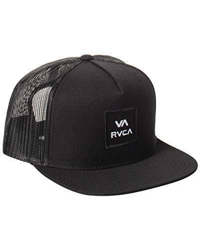 Image of RVCA Men's Trucker Hat, Adjustable Snapback Cap for Streetwear & Skating, Lightweight Breathable All-Day Comfort