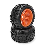 【GEEIGNET】: Gummireifen Passend für Redcat/Rovan/HPI Savage/XL MONTIERT/GT FLUX/HSP/ZD Racing 1/8 Auto