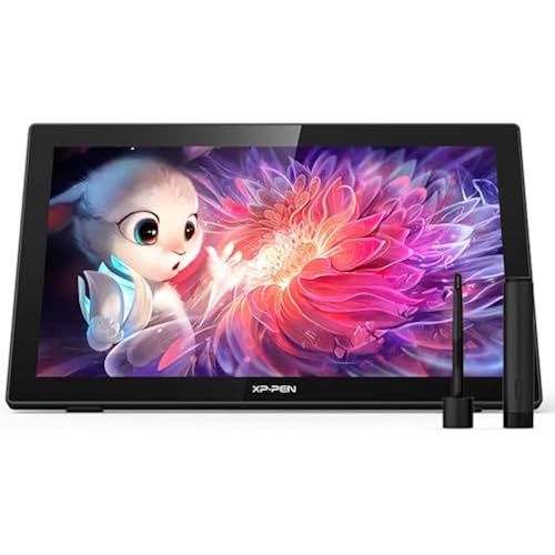 Drawing Tablet with Screen XPPen Artist 22 2nd Computer Graphics Tablet 122% sRGB with Tilt Function Battery-Free Stylus Adjustable Stand, 21.5inch Pen Display Compatible with Windows PC, Mac, Linux