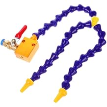 Happyyami Flexible Coolant Line for Machine Tools Engraving Machine Coolant Spray Hose Water Play Table Quick Connect Fitting