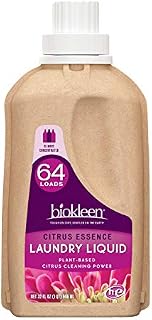 Biokleen Laundry Detergent Liquid, Concentrated, Eco-Friendly, Non-Toxic, Plant-Based, No Artificial Fragrance, Colors or