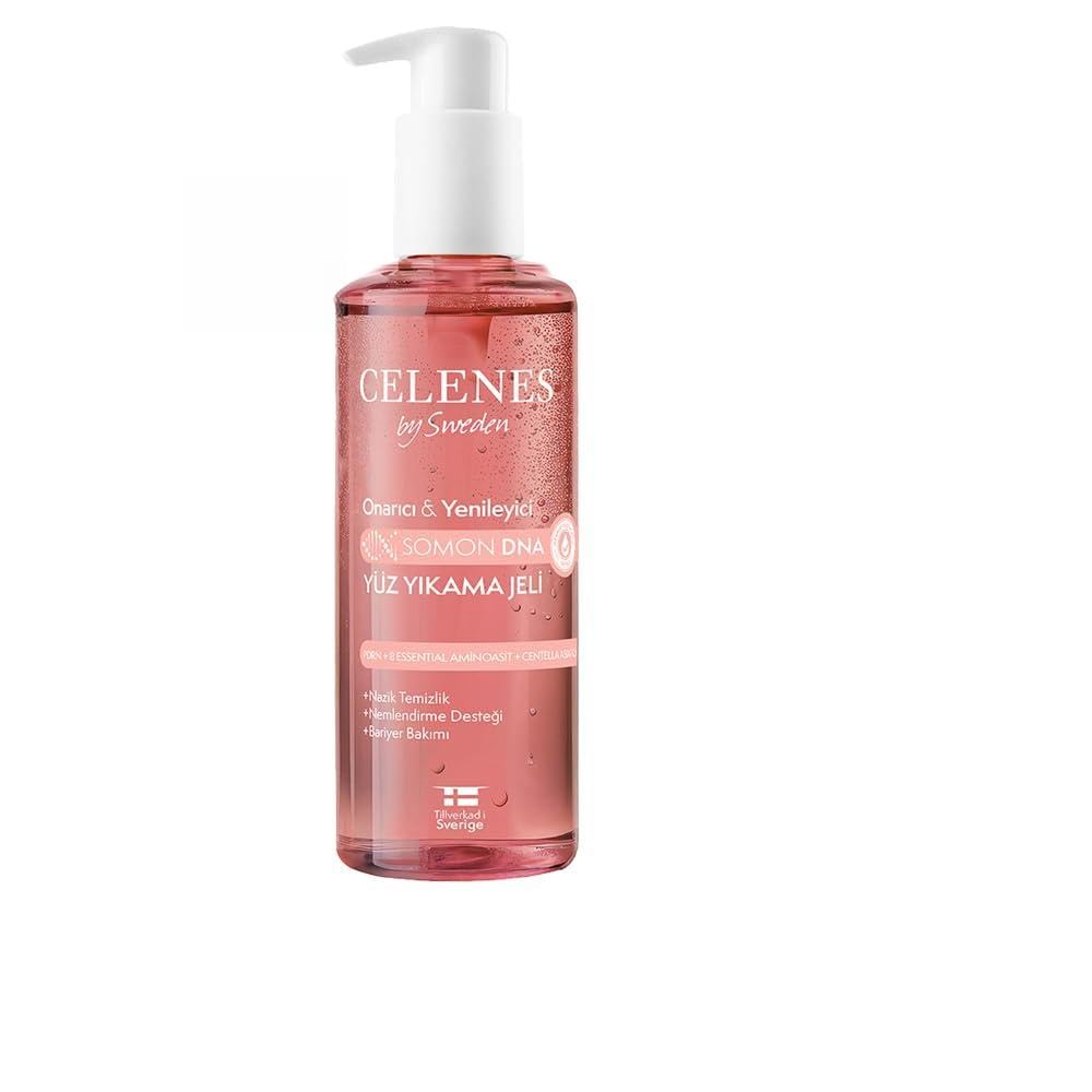 Celenes By Sweden Somon DNA PDRN Onarıcı & Yenileyici Yüz Yıkama Jeli, 250 ml