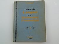 cours de Langue et de Civilisation Francaises I: 1er et 2e Degres B001D7ZTFU Book Cover