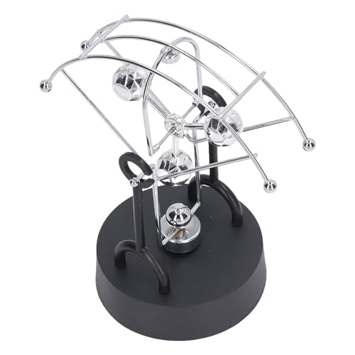 Image of AUGEN Balancing Pendulum Durable Metal Innovative Stress Relief Toy Kinetic Orbital Art for Home Office Desktop Gift Decoration (1 Piece, 7597D13)