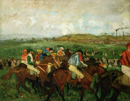 Art mural Course de gentlemen Degas pour déco de chambre