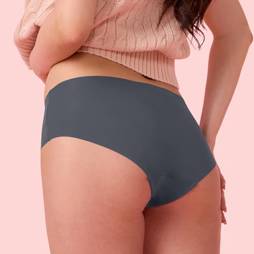 Image of Enamor Innovations Invisi, All Day Comfort, Mid Waist Hipster Panty for Women - No Visible Panty Lines, Sweat Wicking, Free Cut, Full Coverage - PH40