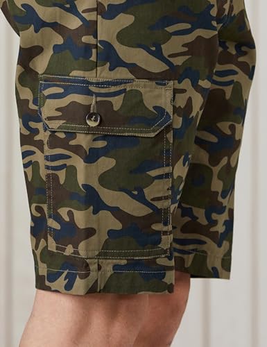 Image of Amazon Brand - Symbol Men's Cotton Cargo Regular Fit Shorts | Casual Chinos