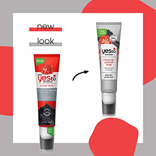 Yes To Tomatoes Detoxifying Charcoal Peel Off Face Mask, 2 Fl.oz #TOP1