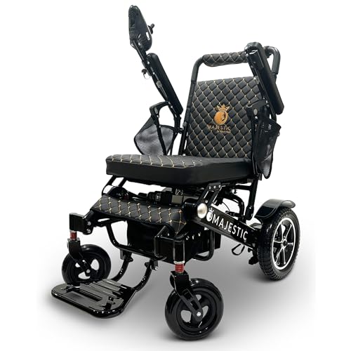 Electric Wheelchairs for Adults, Auto Folding Electric Wheelchair, 350 lbs Weight Capacity, Long Battery Range,US Based Premium Customer Support,Remote Controlled Lightweight Wheel Chair,Majestic 7000