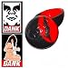 5 Black Red Wax Extract BHO Silicone Concentrate Balls DANK Stickers 3 x 5"