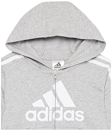 Ensemble à capuche adidas en molleton gris chiné pour les sorties de bébé