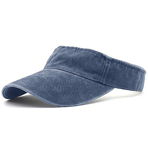 Image of HH HOFNEN Sports Sun Visor Hats Cotton Twill Ball Adjustable Sun Caps for Men Women